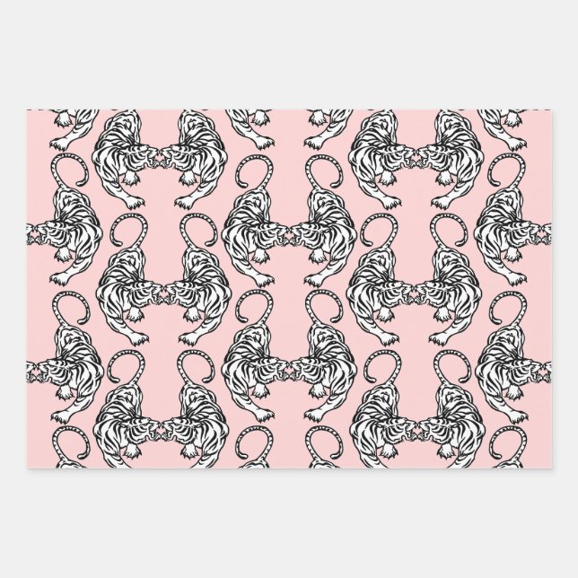 White Tiger Wrapping Paper (Front)
