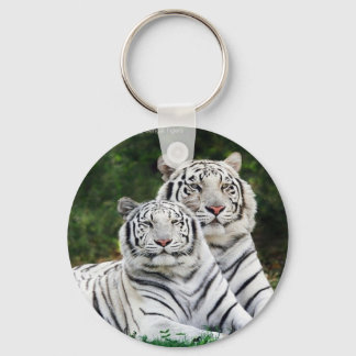 White Tigers Key Ring