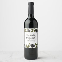 White Till Death Do Us Part Rose Bridal Shower