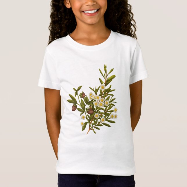 White Trail with Drawing T-Shirt (Front)