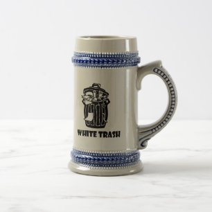 White Trash Garbage Can Beer Stein