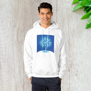 White Tree In The Snow Hoodie