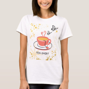 White trendy T shirt for women