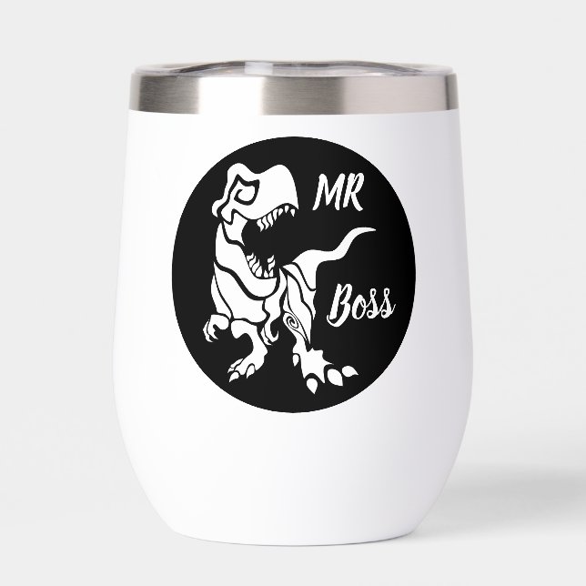 White Trex the Boss Dino (Back)