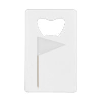 White triangle toothpick flag