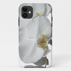 White Tropical Orchids iPhone 11 Case