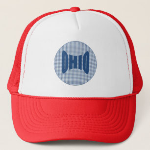 White Trucker cap DESIGN OHIO