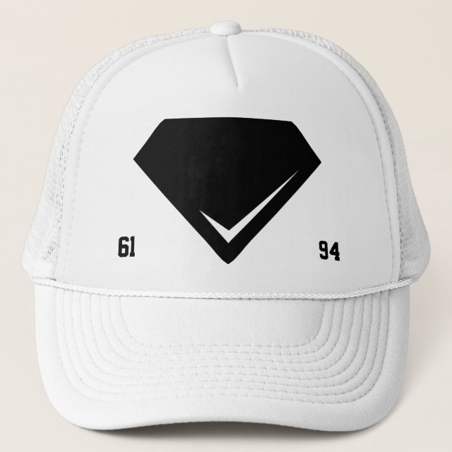 WHITE TRUCKER HAT (Front)