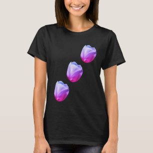 White Tulips Flowers T-Shirt