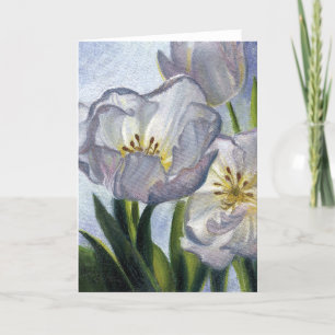 “White Tulips” Holiday Card