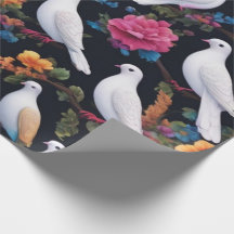 White Turtle Doves Artifice Style