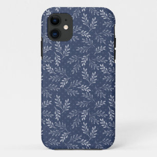 White twigs on blue. Case-Mate iPhone case