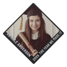 White Typography and Photo