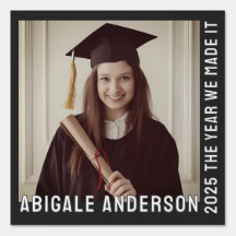 White Typography and Photo Gratuation