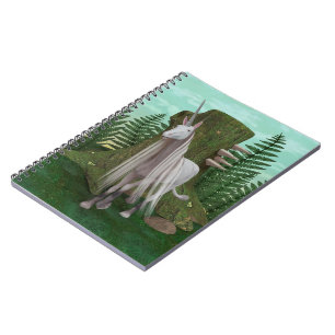 White Unicorn Notebook