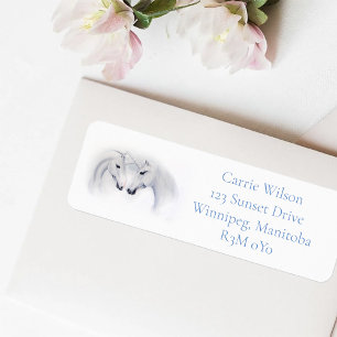 White Unicorns Love Couple