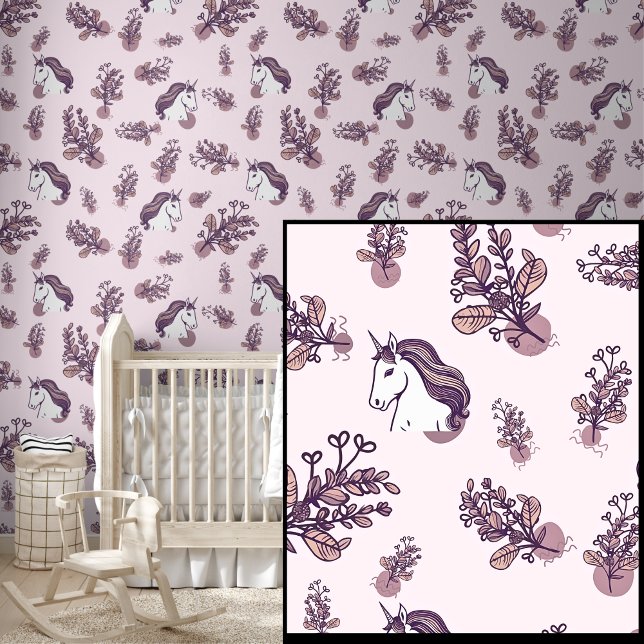 White Unicorns on Pink Wallpaper (Creator Uploaded)
