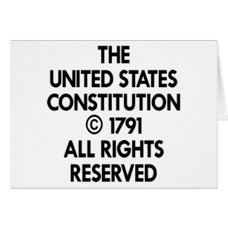 White Us Constitution Reserved