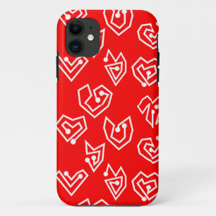 White Valentine's Mazes Case-Mate iPhone Case