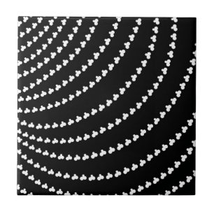 White Vortex Tile
