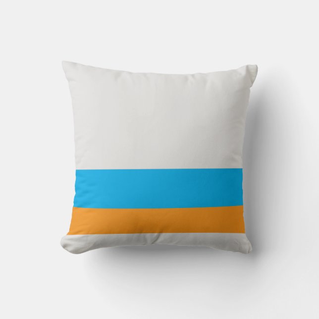 White w/ Divider Lines + Any Two Colours Cushion (Front)