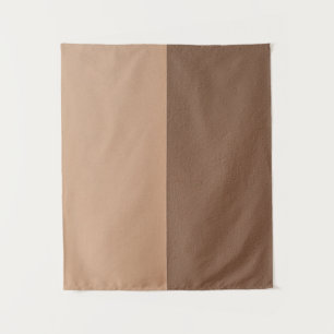 White wall paint beside white wall tapestry