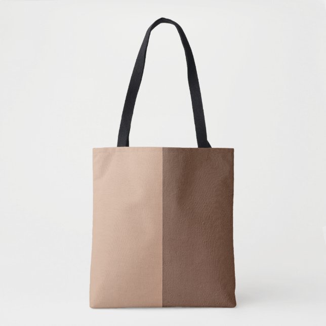 White wall paint beside white wall tote bag (Front)
