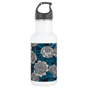 White waratah flowers 532 ml water bottle