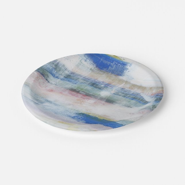 White Wash II Paper Plate (Angled)