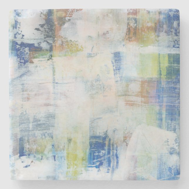 White Wash III Stone Coaster (Front)