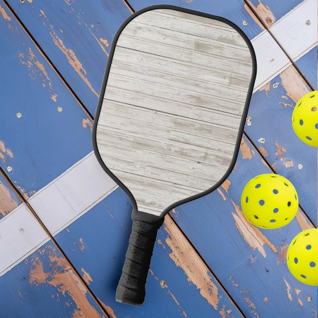 White Washed Wood Pickleball Paddle (Creator Uploaded)