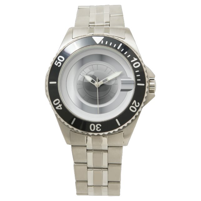 White Washing Machine Watch (Front)