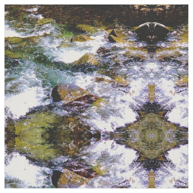 White Water Fabric (Close Up)