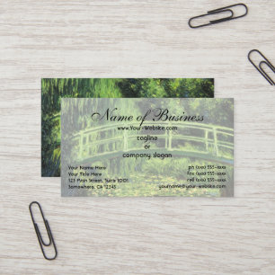 White Water Lilies by Claude Monet Business Card