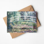 White Water Lilies | Claude Monet Card<br><div class="desc">White Water Lilies (1899) | Claude Monet’s White Water Lilies is a serene and captivating painting from his iconic Water Lilies series. This work depicts a tranquil pond adorned with delicate white lily blossoms and green lily pads floating on its reflective surface. Monet's impressionist style shines through in the soft,...</div>