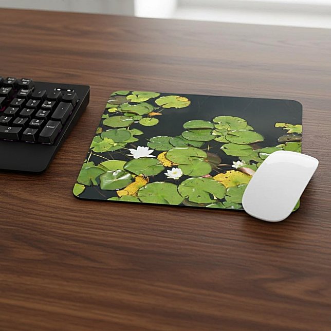 White Water Lilies Photo Mouse Pad (Creator Uploaded)