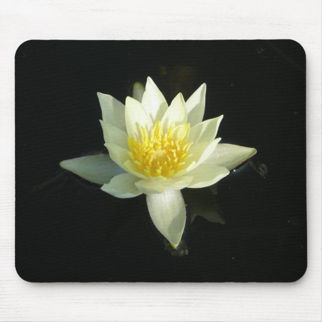 White Water Lily/Lotus Mouse Pad (Front)