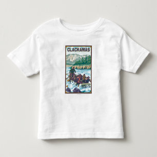 White Water Rafting - Clackamas, Oregon Toddler T-Shirt