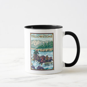 White Water Rafting - Yellowstone National Park Mug
