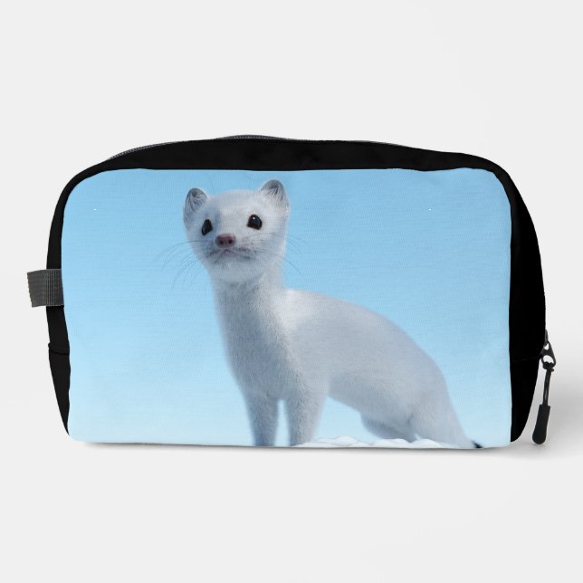 White weasel art dopp kit (Front)