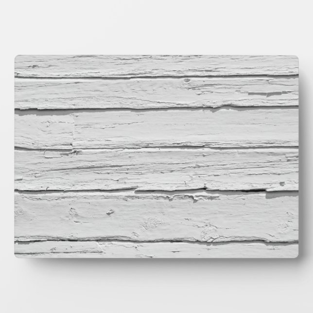 White Weathered Wood Plaque (Front)