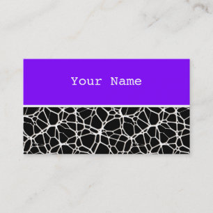 White Web Texture + your bachgr. & ideas Business Card