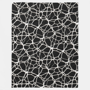White Web Texture + your bachgr. & ideas Fleece Blanket