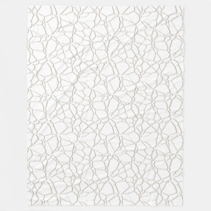 White Web Texture + your bachgr. & ideas Fleece Blanket