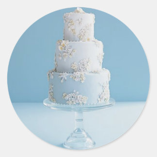 White Wedding Cake Sticker