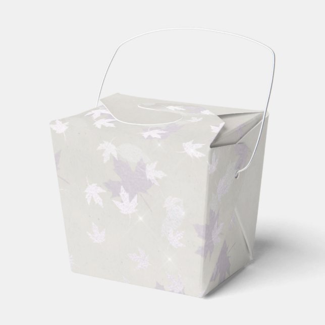 White Wedding Favour Box (Front Side)