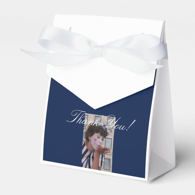 White Wedding - Stylish Favour Box (Front Side)