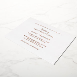 White Wedding  Together With .. Rose Gold Foil 