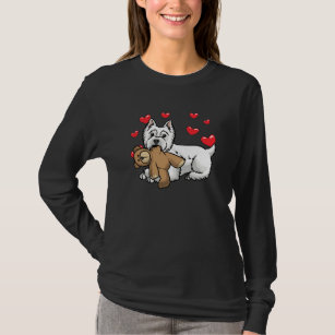 White West Highland Terrier Dog T-Shirt