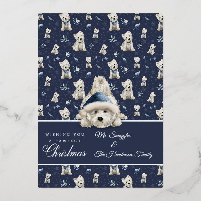 White Westie Christmas (Front)